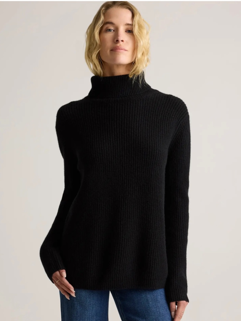 Quince mongolian cashmere sweater, M